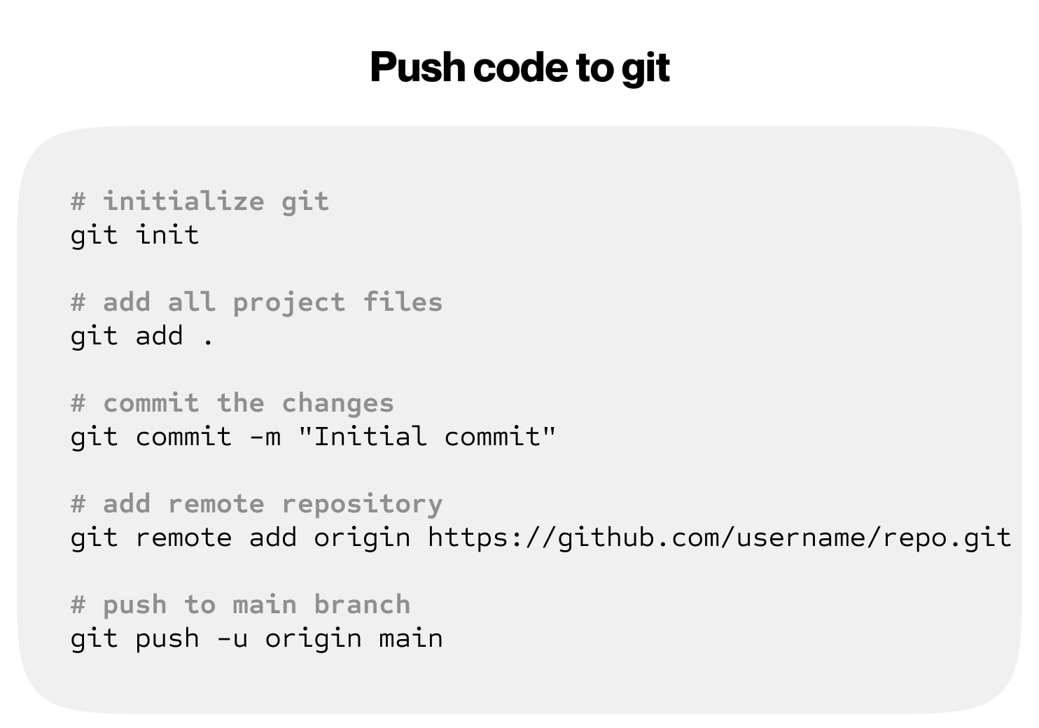 Manage Git